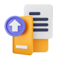 A file with an arrow pointing up and a document with a blue arrow png