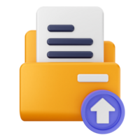 Folder icon with a file icon and an arrow png