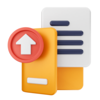 A file with an arrow pointing up and a folder with a file png