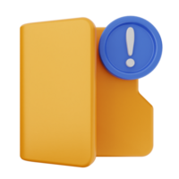 A folder with a blue exclamation mark on it png