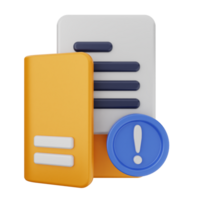 A folder with a note and a blue button png