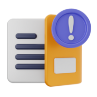 A file with a yellow exclamation mark and a file with a blue exclamation mark png