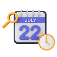 July 22, 2020 - july 22, 2021 calendar icon png