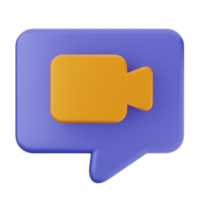 A speech bubble with a icon on it png