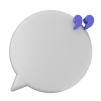 Speech bubble with two speech bubbles on a black background png
