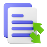 A file with an arrow pointing to it png