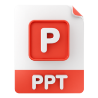 A ppt file with the word ppt on it png