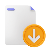 A white file folder with an arrow pointing down png