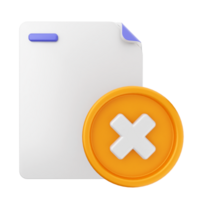 A file with an x and a white paper png