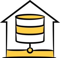 Home Server and Database Icon png