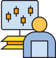 Trader Monitoring Chart Icon png