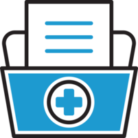 Medical Record Folder Report Icon png