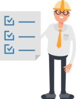 Architect Character and Check List Document png
