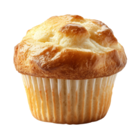 Golden Brown Muffin Bakery Delight on transparent background png
