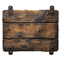 Old wooden planks texture background for rustic design element isolated on transparent background png