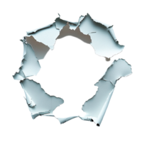 Hole torn paper texture element design graphic art abstract shape isolated on transparent background png