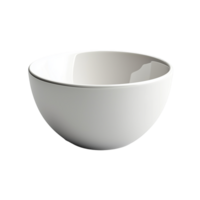 White ceramic bowl kitchenware tableware serving bowl food bowl isolated on transparent background png