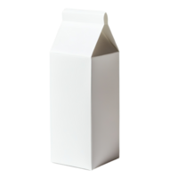Empty Milk Carton Isolated on the Transparent Background png