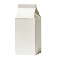 Empty Milk Carton Isolated on Transparent Background png