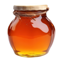 Glass Jar of Honey Isolated on the Transparent Background png