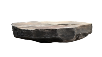 Rock Podium for Product Display Isolated on the Transparent Background png