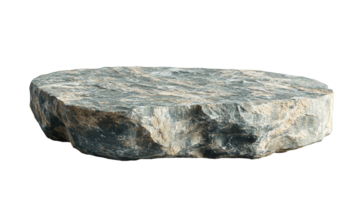 Rock Podium for Product Display Isolated on Transparent Background png