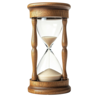 Sand Timer Hourglass Clock Isolated on the Transparent Background png
