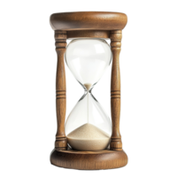 Hourglass Sand Clock Timer Time Isolated on the Transparent Background png
