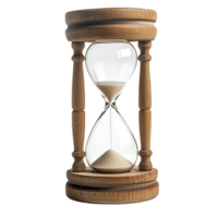 Hourglass Sand Clock Timer Time Isolated on Transparent Background png