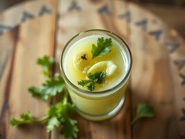 Refreshing Citrus Cocktail with Herbs photo