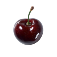A vibrant close-up showcasing a whole cedar bay cherry fruit isolated on a white background perfect for food blogs and culinary websites png
