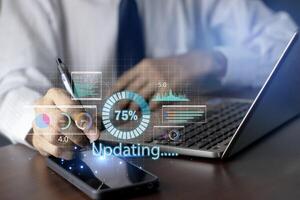 constantly updating or upgrading programs and systems photo