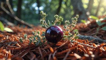 Purple Fruit in Natural Environment photo
