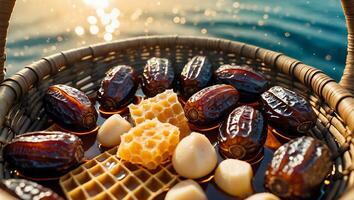 Dates Honeycomb Waffle Basket - Sweet Treats photo