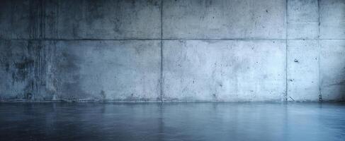 The Concrete Wall and Smooth Floor Create a Minimalist Industrial Space photo