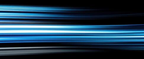 The mesmerizing light trails creating an abstract dynamic visual experience. photo