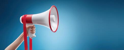 The Megaphone as a Powerful Tool for Effective Communication and Expression photo