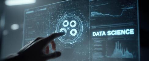 The Interactive Data Science Dashboard Featuring Touchscreen and Gears photo