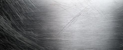 The Textured Surface of Brushed Stainless Steel for Modern Design photo