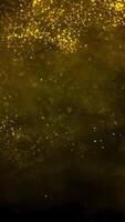 Golden Sparkle Particles Motion Background, perfect for all your creative projects with copy space video