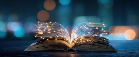 The Open Book Transforming into Digital Knowledge and Innovation photo