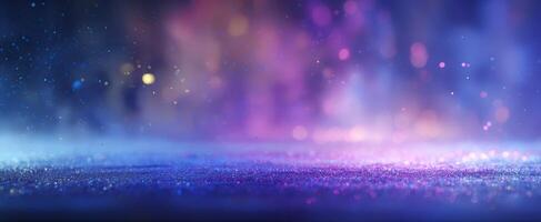 Abstract background with lights and rain photo
