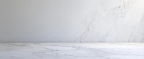 The elegant marble surface showcasing modern design and minimalist beauty. photo