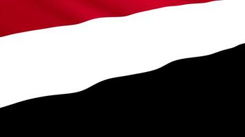 Egypt Flag Waving Gently in the Wind, Close-Up Full-Frame Perspective, Soft Fabric Texture, Slow Motion, Natural Movement, Waving Flag Background video