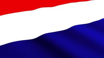 Croatia Flag Waving Gently in the Wind, Close-Up Full-Frame Perspective, Soft Fabric Texture, Slow Motion, Natural Movement, Waving Flag Background video