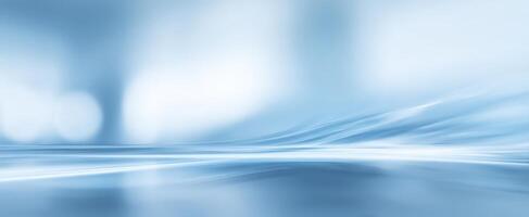 The Smooth Blue Gradient Waves in a Tranquil Abstract Background photo