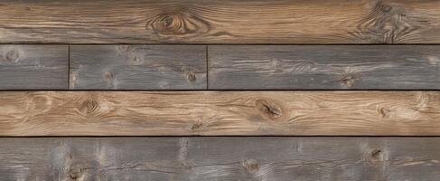 The beautiful wooden planks showcasing a blend of rustic brown and blue tones. photo