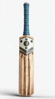 High-quality cricket bat crafted from premium wood with sleek design and textured grip photo