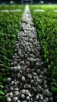 Grass and Field Markings on a Sports Field During Daylight Hours photo