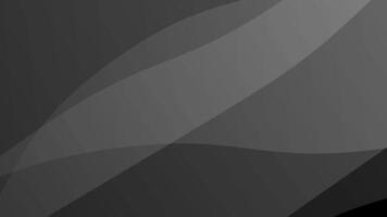 Dark abstract background with wavy gray layers video